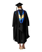 MyGradDay Unisex Master Graduation Gown Cap and Hood Master Regalia with 2026 Tassel