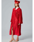 Unisex Shiny Graduation Cap and Gown with Tassel 2026 Year Charm ( Rich Color )