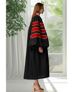 Deluxe Doctoral Graduation Gown|Graduation Regalia|PHD Gown with Gold Piping