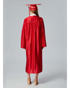 Unisex Shiny Graduation Cap and Gown with Tassel 2026 Year Charm ( Rich Color )