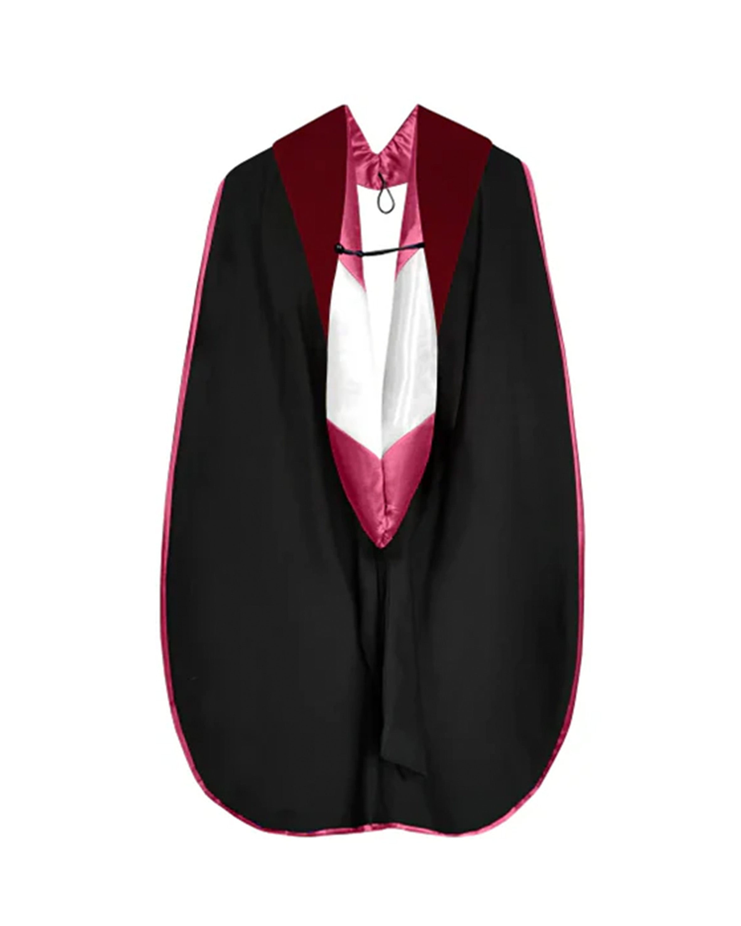 Deluxe Doctoral Graduation Hood with NO piping