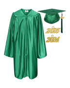 Shiny Preschool and Kindergarten Graduation Gown & Cap Tassel with 2025 Year Charm