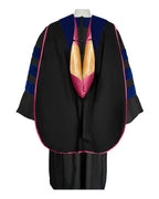 Deluxe Doctoral Graduation Hood with NO piping