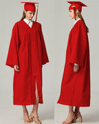 Unisex Matte Graduation Cap & Gown with Tassel 2026 Year Charm ( Rich Color )