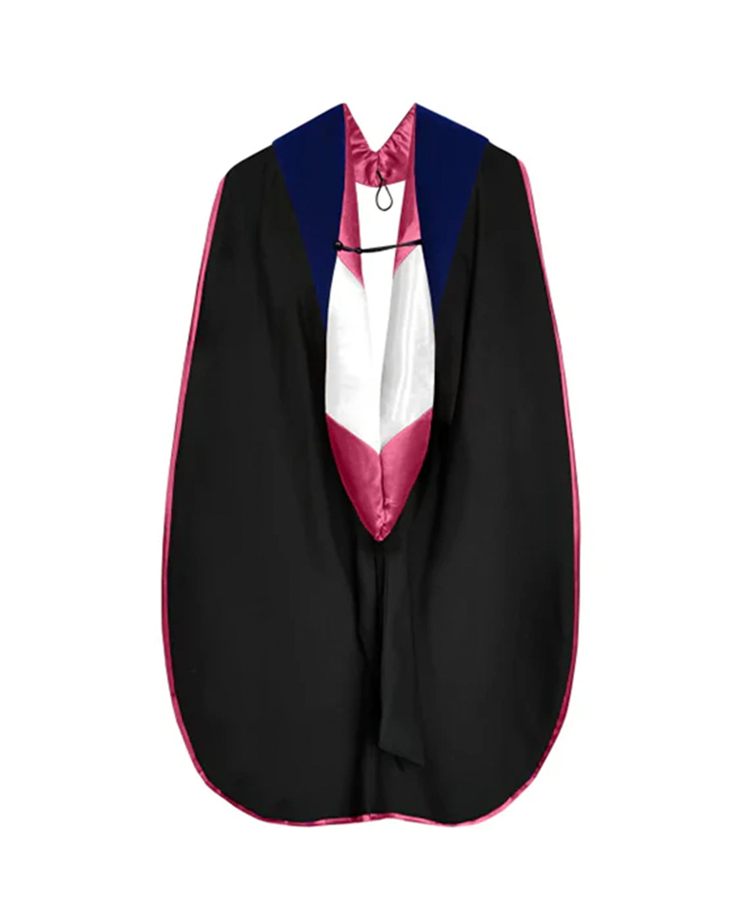 Deluxe Doctoral Graduation Hood with NO piping