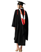 MyGradDay Unisex Master Graduation Gown Cap and Hood Master Regalia with 2026 Tassel
