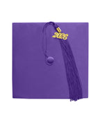 Unisex Kindergarten Shiny Graduation Cap for Pre-school with Tassel 2026 Year Charm (Rich Color)