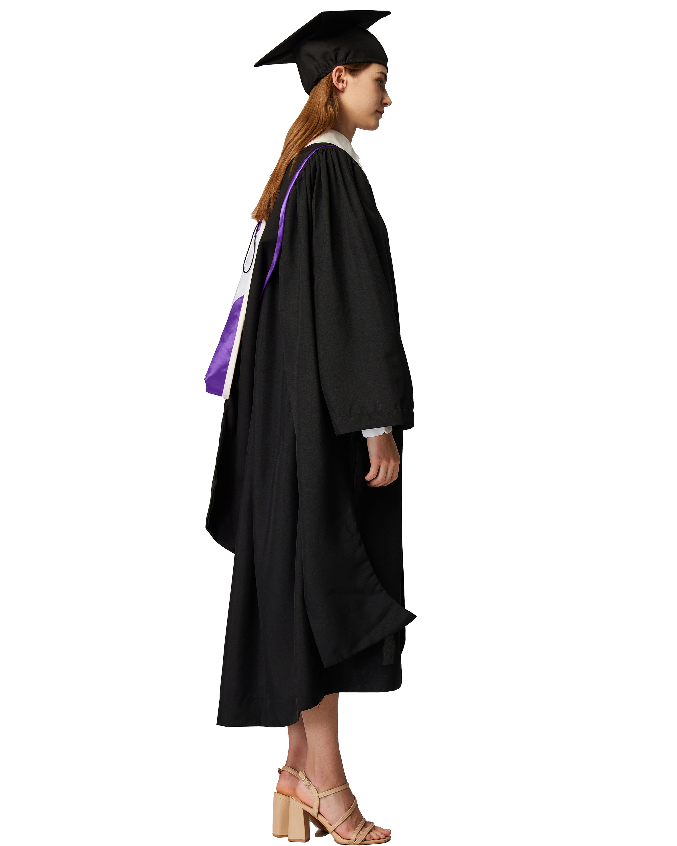 MyGradDay Unisex Master Graduation Gown Cap and Hood Master Regalia with 2026 Tassel