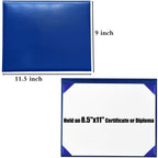 Smooth Graduation Diploma Cover Certificate Holder 8 1/2" x 11" Tent Style