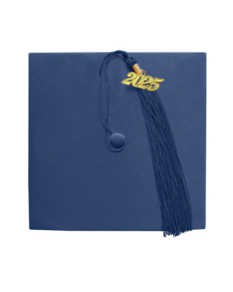 Unisex Kindergarten Shiny Graduation Cap for Preschool with 2025/2024 Tassel Year Charm Rich Color