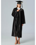 Unisex Shiny Graduation Cap and Gown with Tassel 2026 Year Charm ( Rich Color )