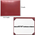 Smooth Graduation Diploma Cover Certificate Holder 8 1/2" x 11" Tent Style