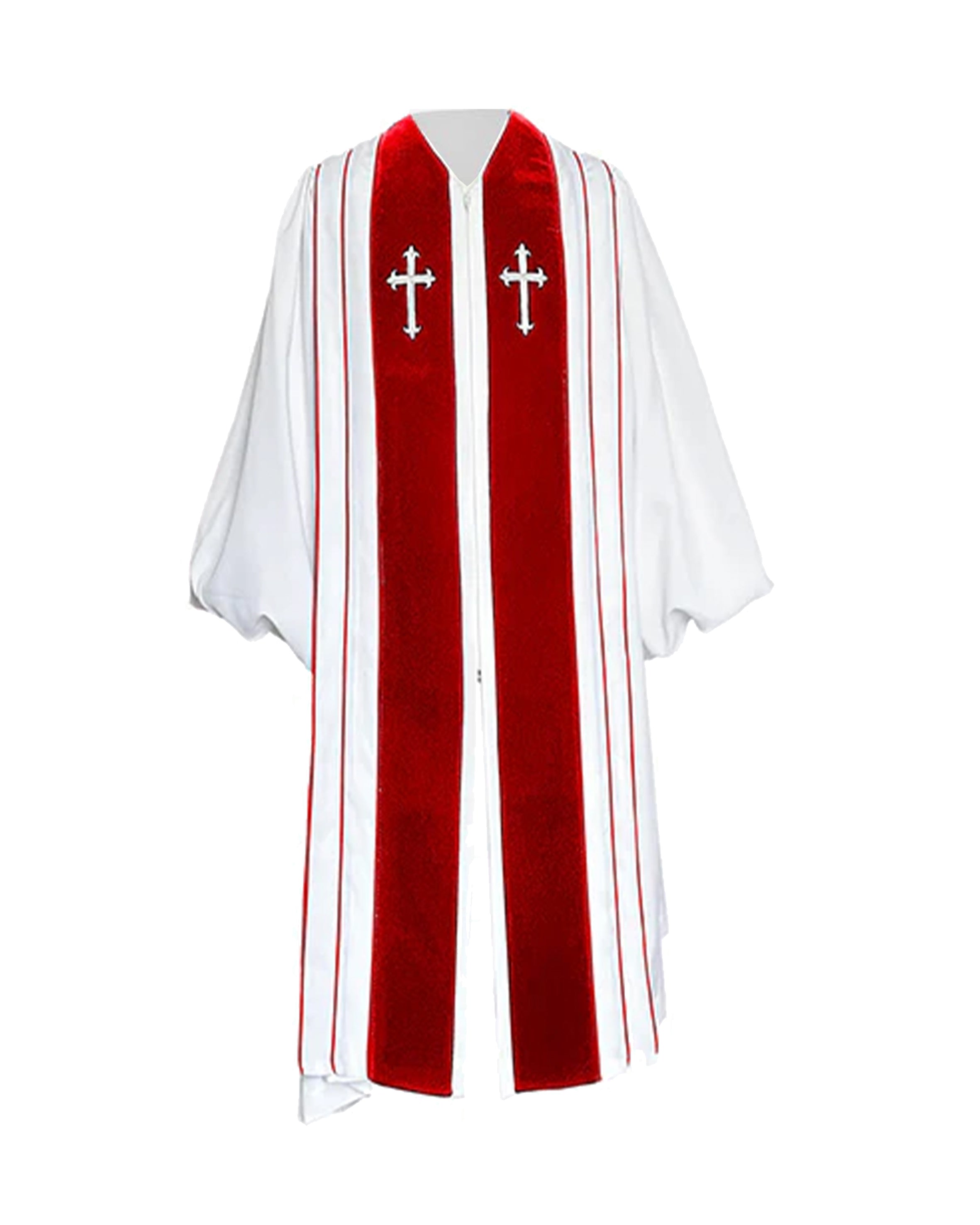 MyGradDay Unisex Deluxe Church Robes  Pulpit Clergy Robe Pastor Robes (Customized)