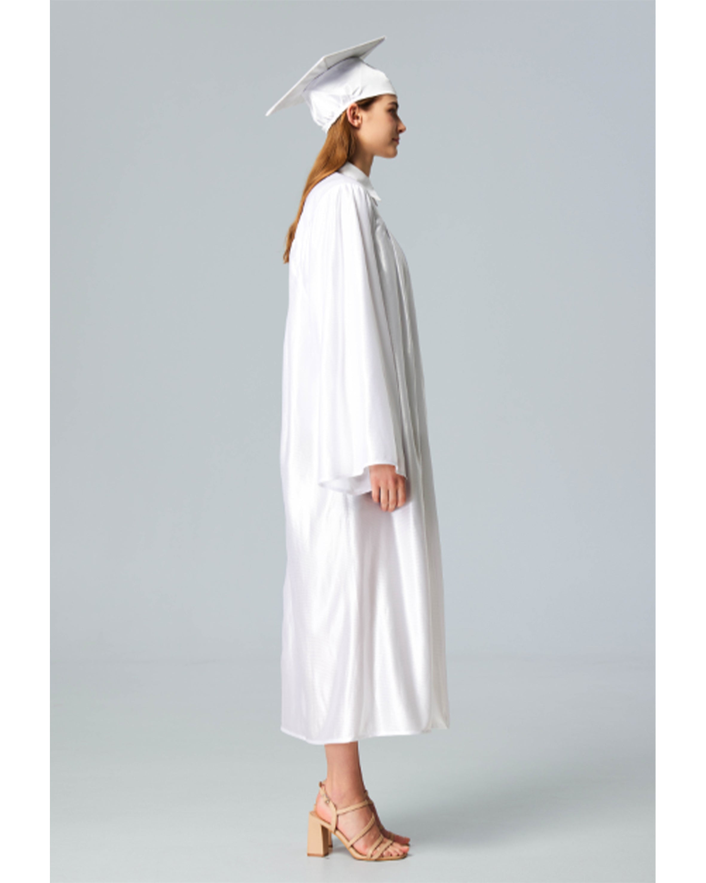 Unisex Shiny Graduation Cap and Gown with Tassel 2026 Year Charm ( Rich Color )