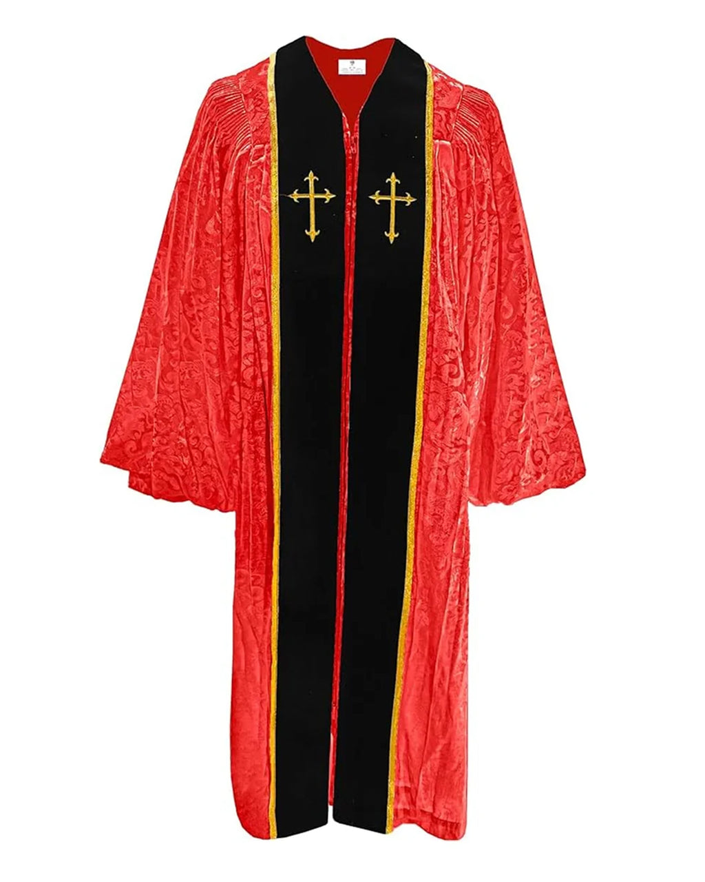 Unisex White Doctoral Pulpit Robes of Divinity Clergy Robe（2）