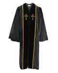 Unisex White Doctoral Pulpit Robes of Divinity Clergy Robe（2）