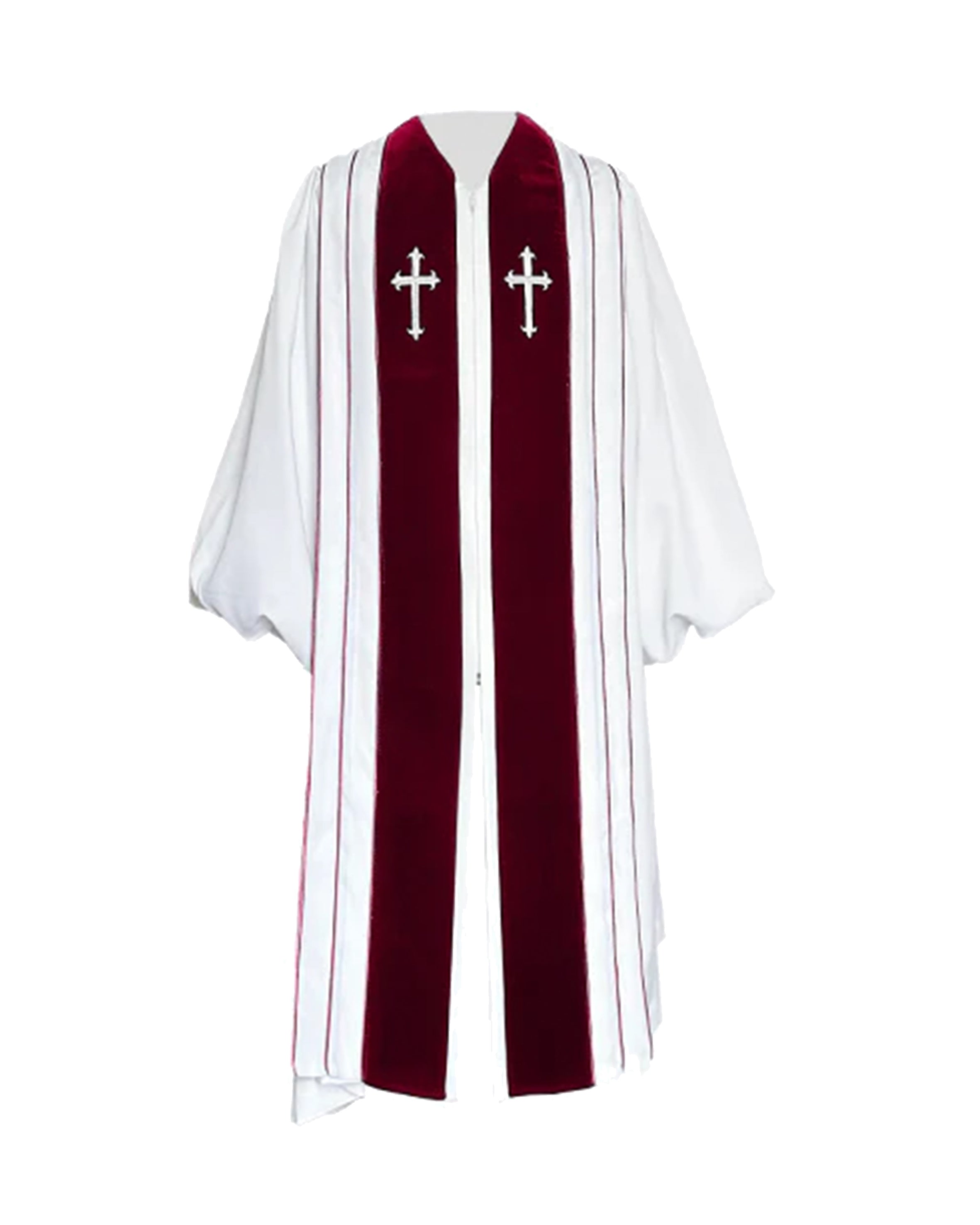 MyGradDay Unisex Deluxe Church Robes  Pulpit Clergy Robe Pastor Robes (Customized)