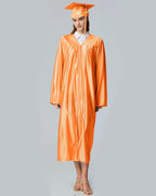 Unisex Shiny Graduation Cap and Gown with Tassel 2026 Year Charm ( Rich Color )