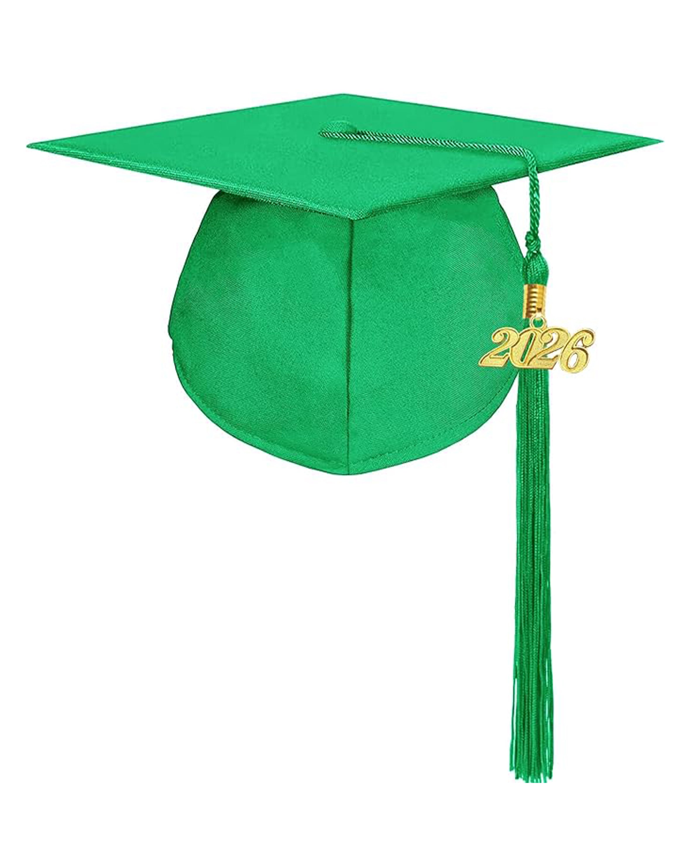 MyGradDay Unisex Adult Matte Graduation Cap with Tassel 2026 Year Charm