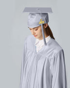 Unisex Shiny Graduation Cap and Gown with Tassel 2026 Year Charm ( Rich Color )