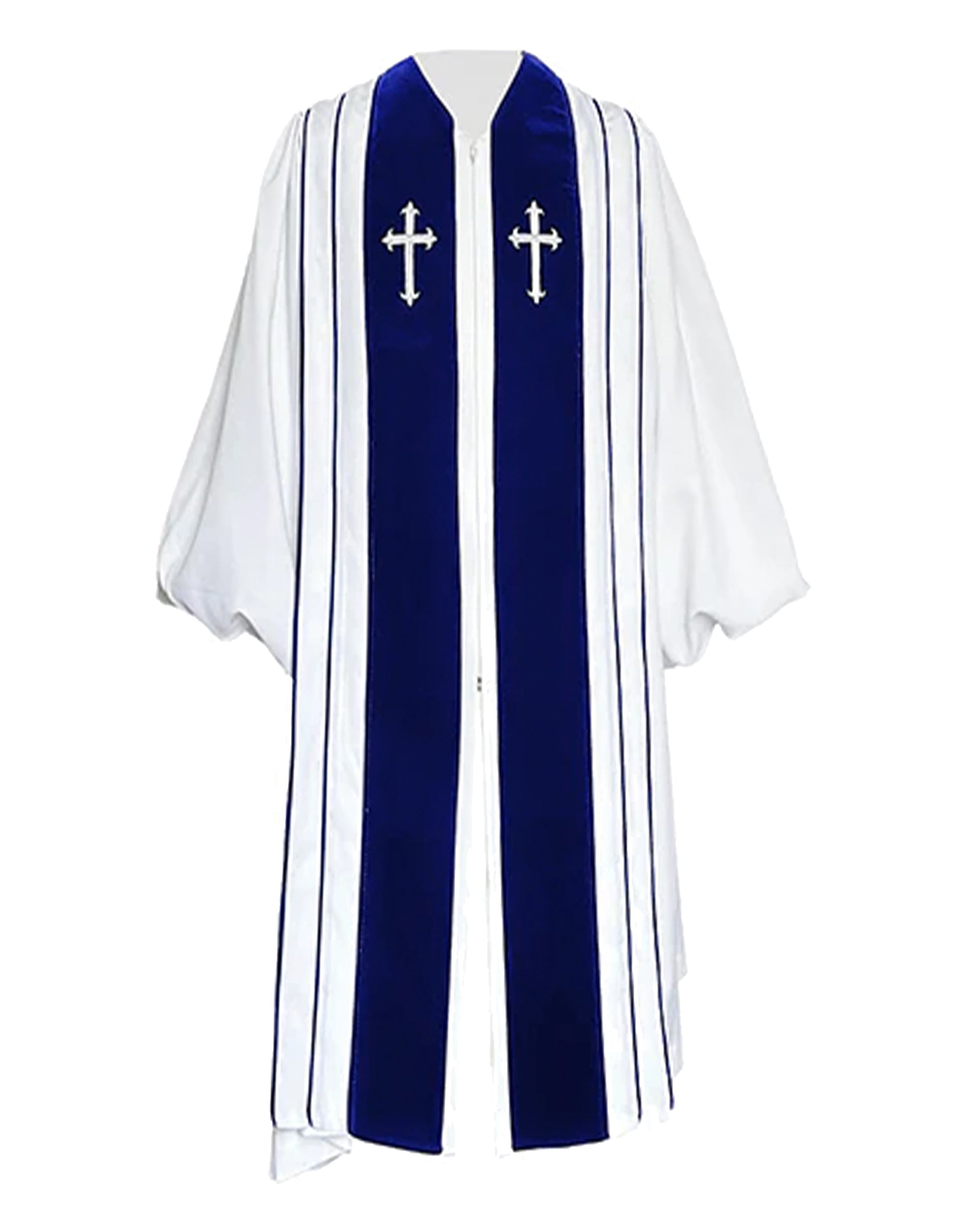 Customized Unisex Deluxe Church Robe | Pulpit Clergy Robe | Pastor Robes