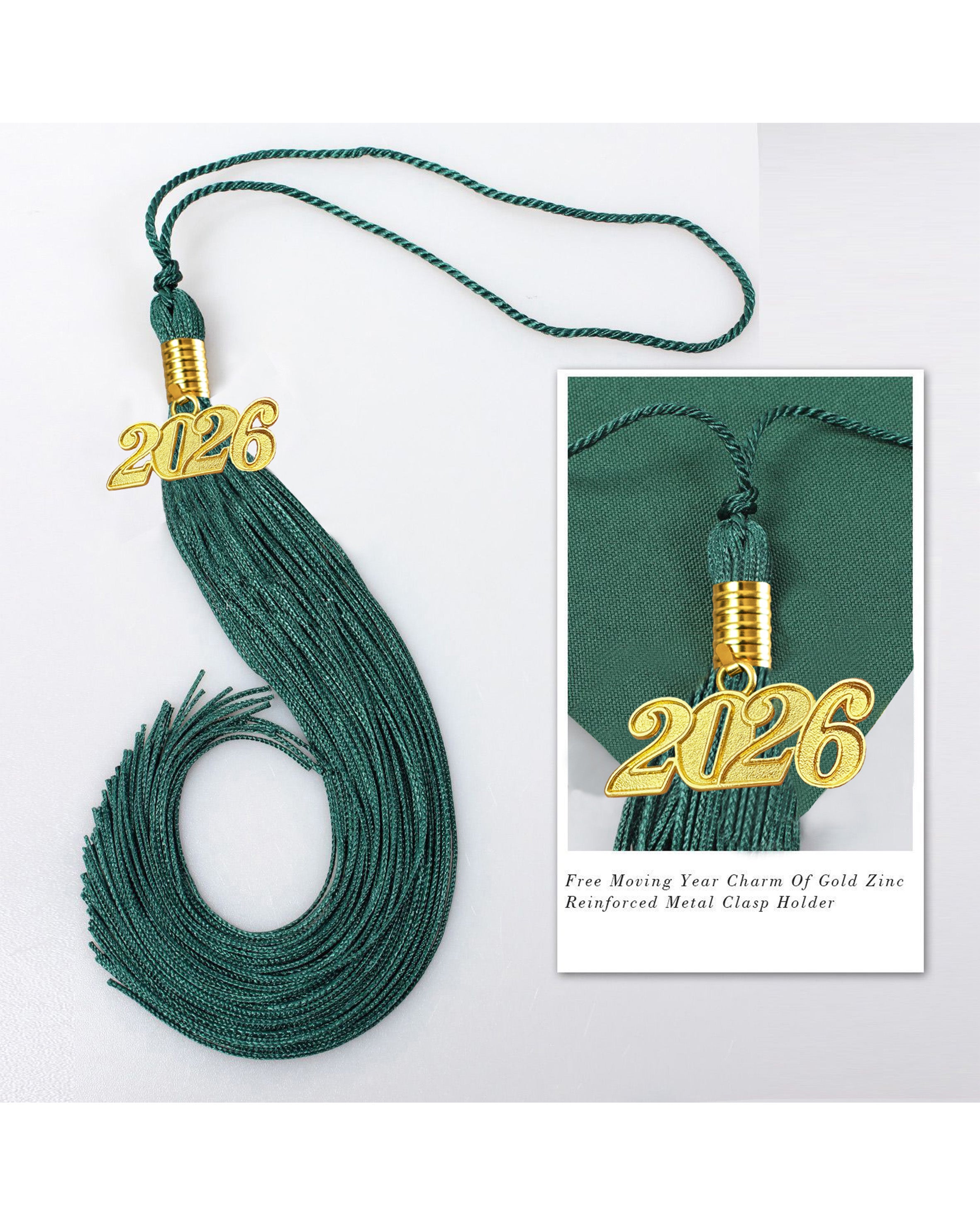 Graduation Tassel with 2026 Year Charm For Cap and Gown ( Rich Color )