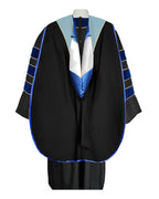 Deluxe Doctoral Graduation Hood with Gold Piping