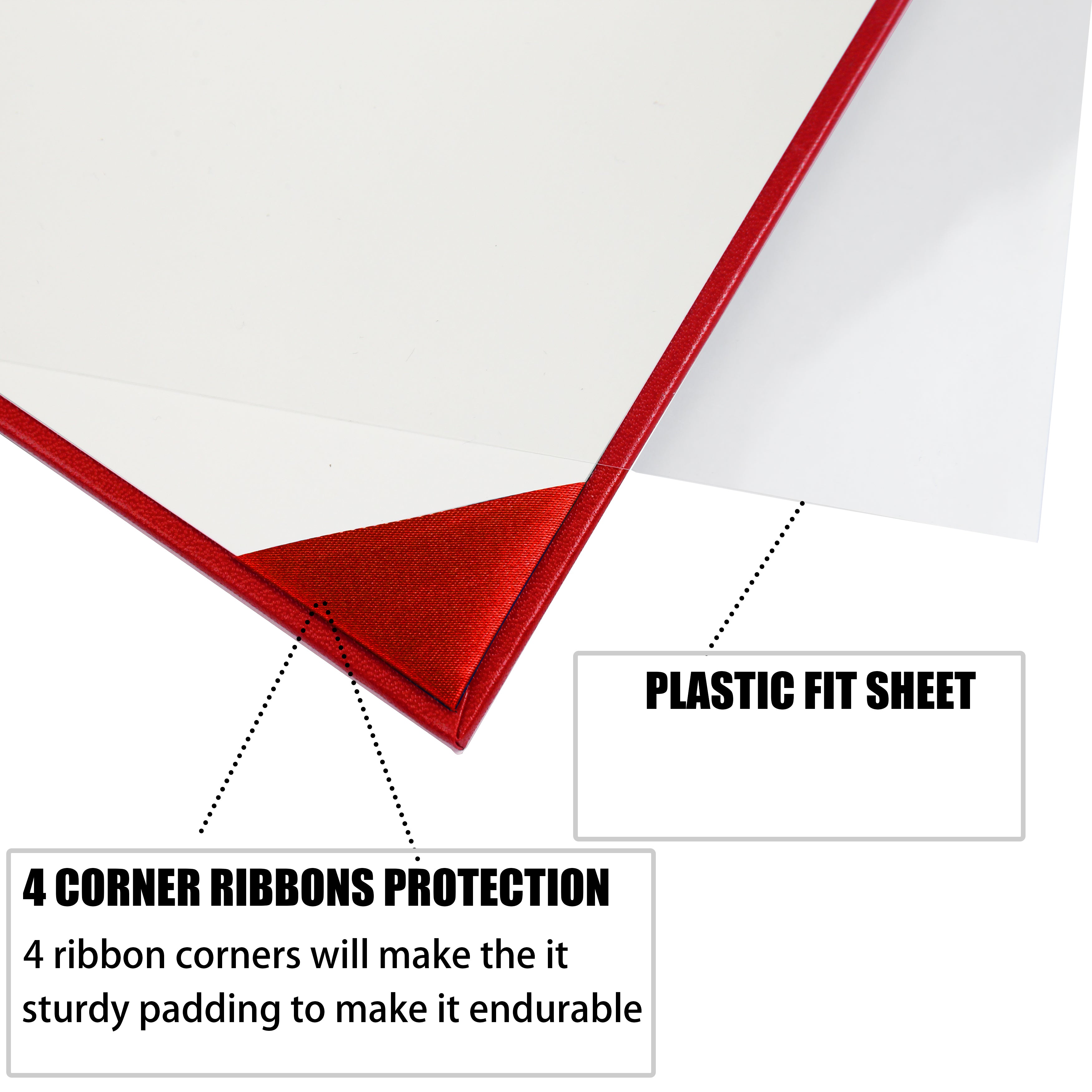 Smooth Graduation Diploma Cover Certificate Holder 8 1/2" x 11" Tent Style