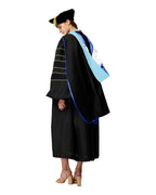 Deluxe Doctoral Graduation Hood with Gold Piping