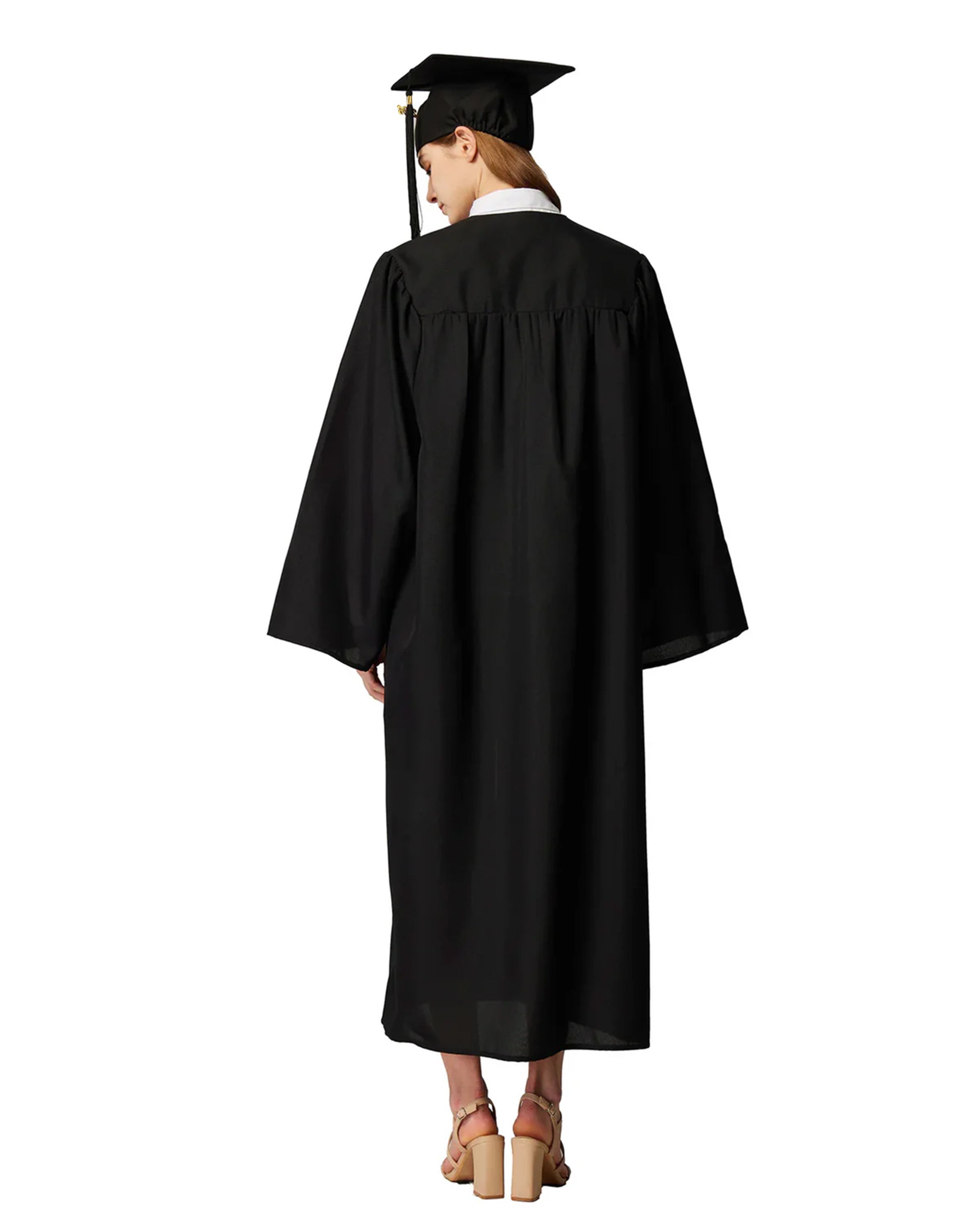 Unisex Matte Graduation Cap & Gown with Tassel 2026 Year Charm ( Rich Color )