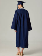 GraduationService Unisex  Matte Graduation Cap & Gown with Tassel 2025 Year Charm Rich Color