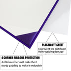 Smooth Graduation Diploma Cover Certificate Holder 8 1/2" x 11" Tent Style