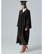 Unisex Shiny Graduation Cap and Gown with Tassel 2026 Year Charm ( Rich Color )