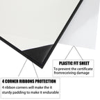 Smooth Graduation Diploma Cover Certificate Holder 8 1/2" x 11" Tent Style
