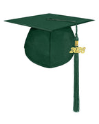 Unisex Adult Matte Graduation Cap with Tassel 2026 Year Charm