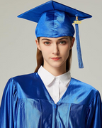MyGradDay Unisex Adult Shiny Graduation Cap with 2024+2025 Tassel Year Charm