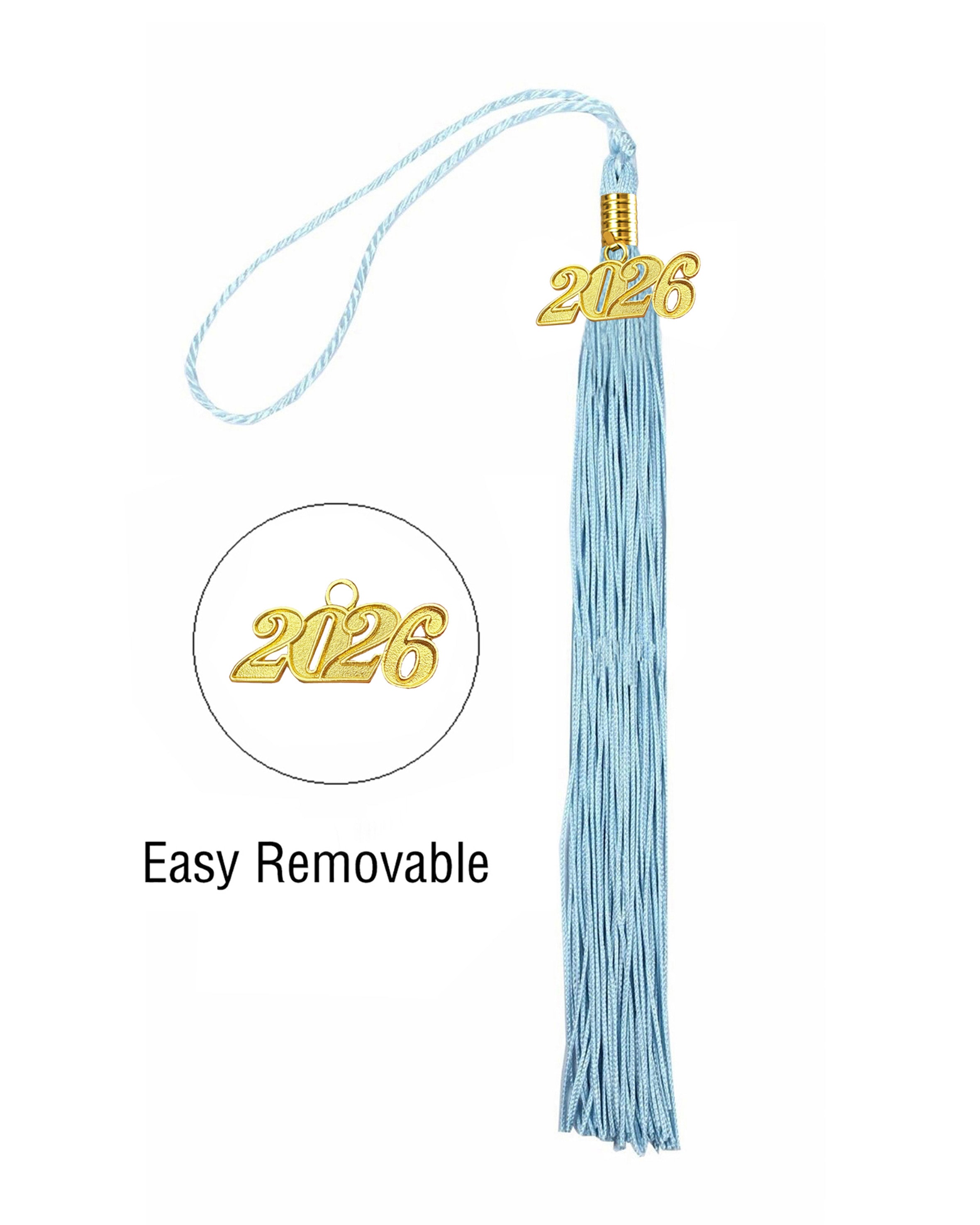 Graduation Tassel with 2026 Year Charm For Cap and Gown ( Rich Color )