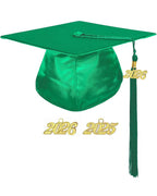 Shiny Kindergarten & Preschool Graduation Gown Cap with Tassel 2026 Charm