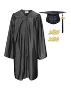 Shiny Kindergarten & Preschool Graduation Gown Cap with Tassel 2026 Charm