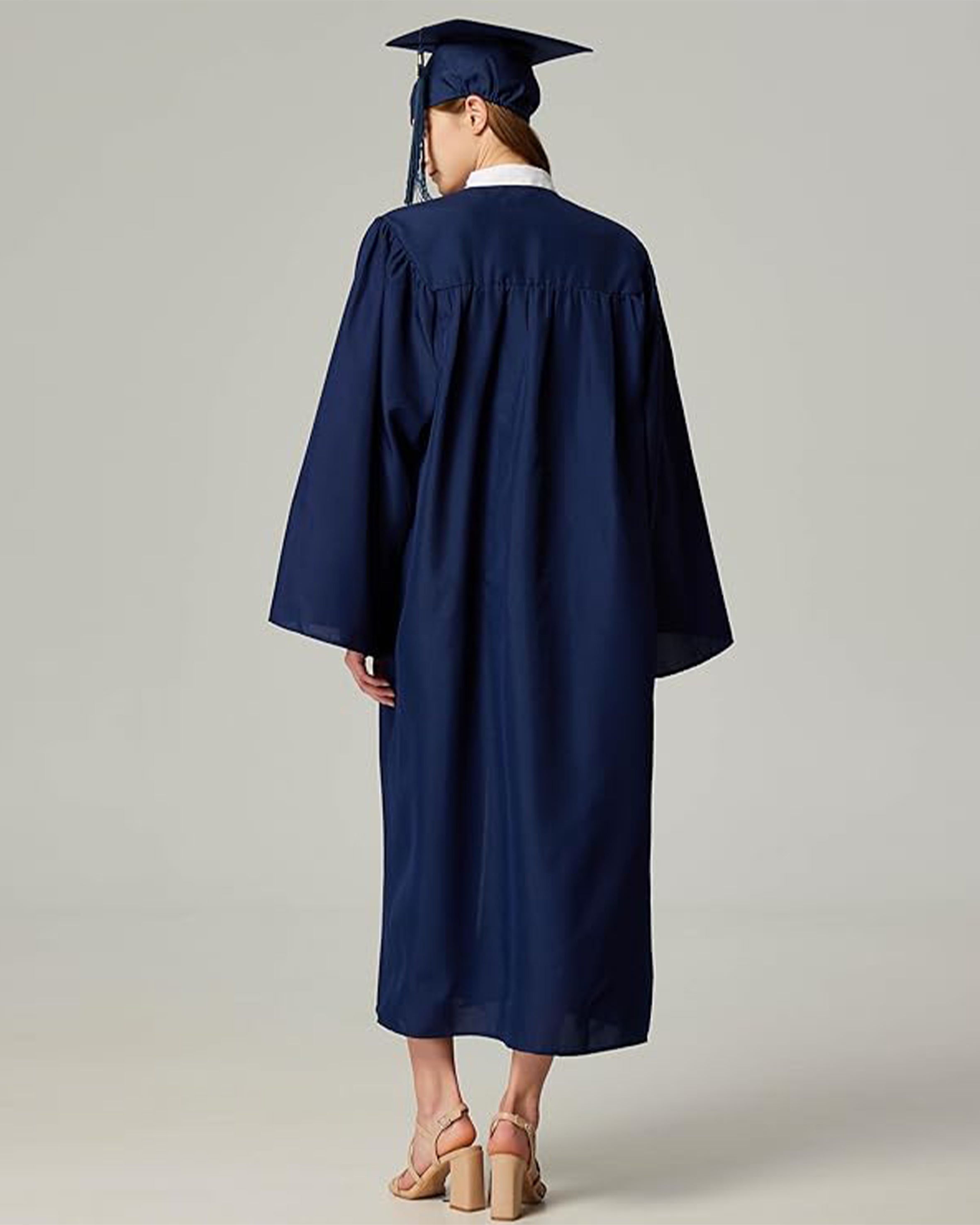 Unisex Matte Graduation Cap & Gown with Tassel 2026 Year Charm ( Rich Color )