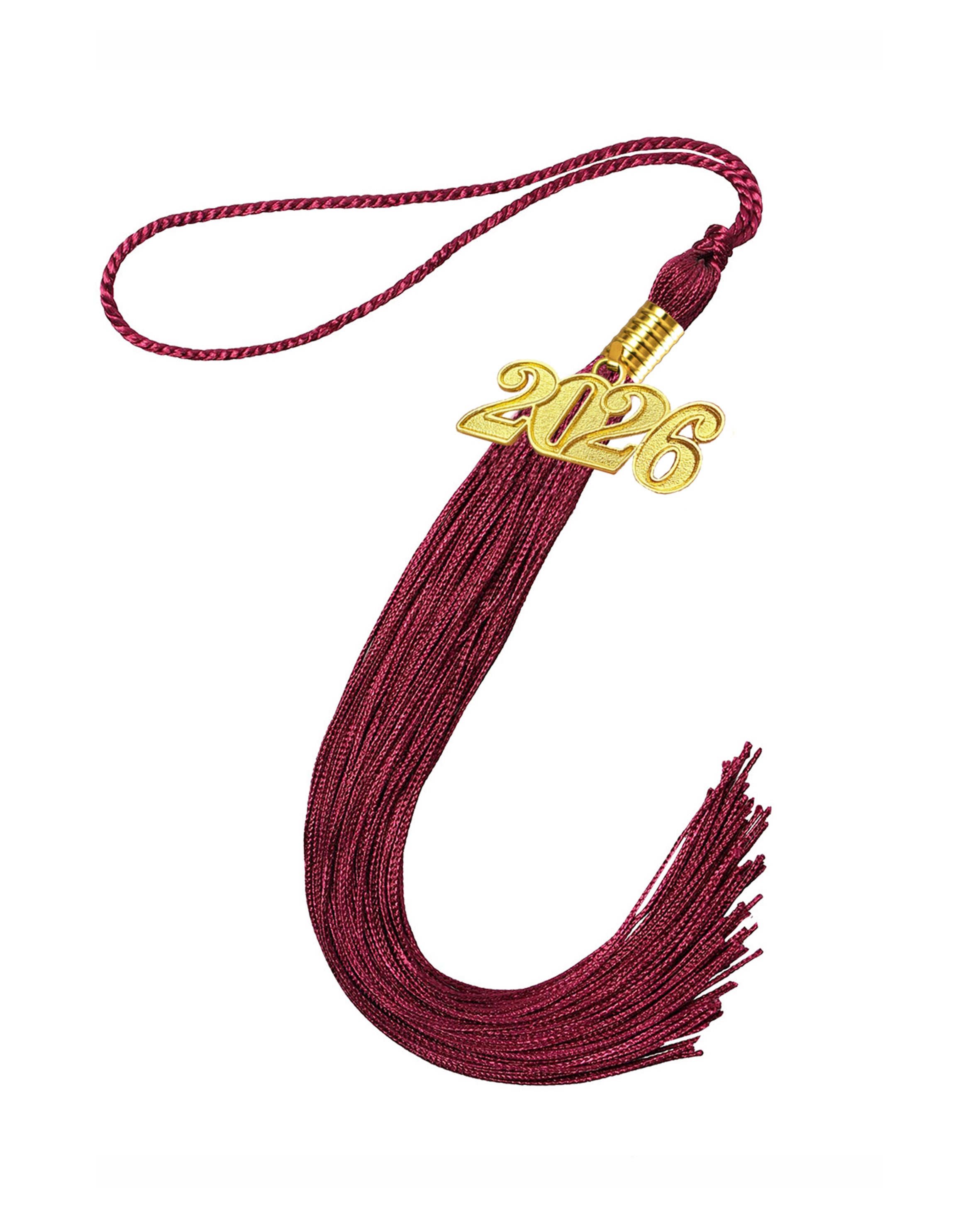 Graduation Tassel with 2026 Year Charm For Cap and Gown ( Rich Color )
