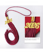 Graduation Tassel with 2026 Year Charm For Cap and Gown ( Rich Color )