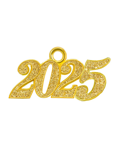 Graduation 2025  Bling Year Charm with Rhinestones