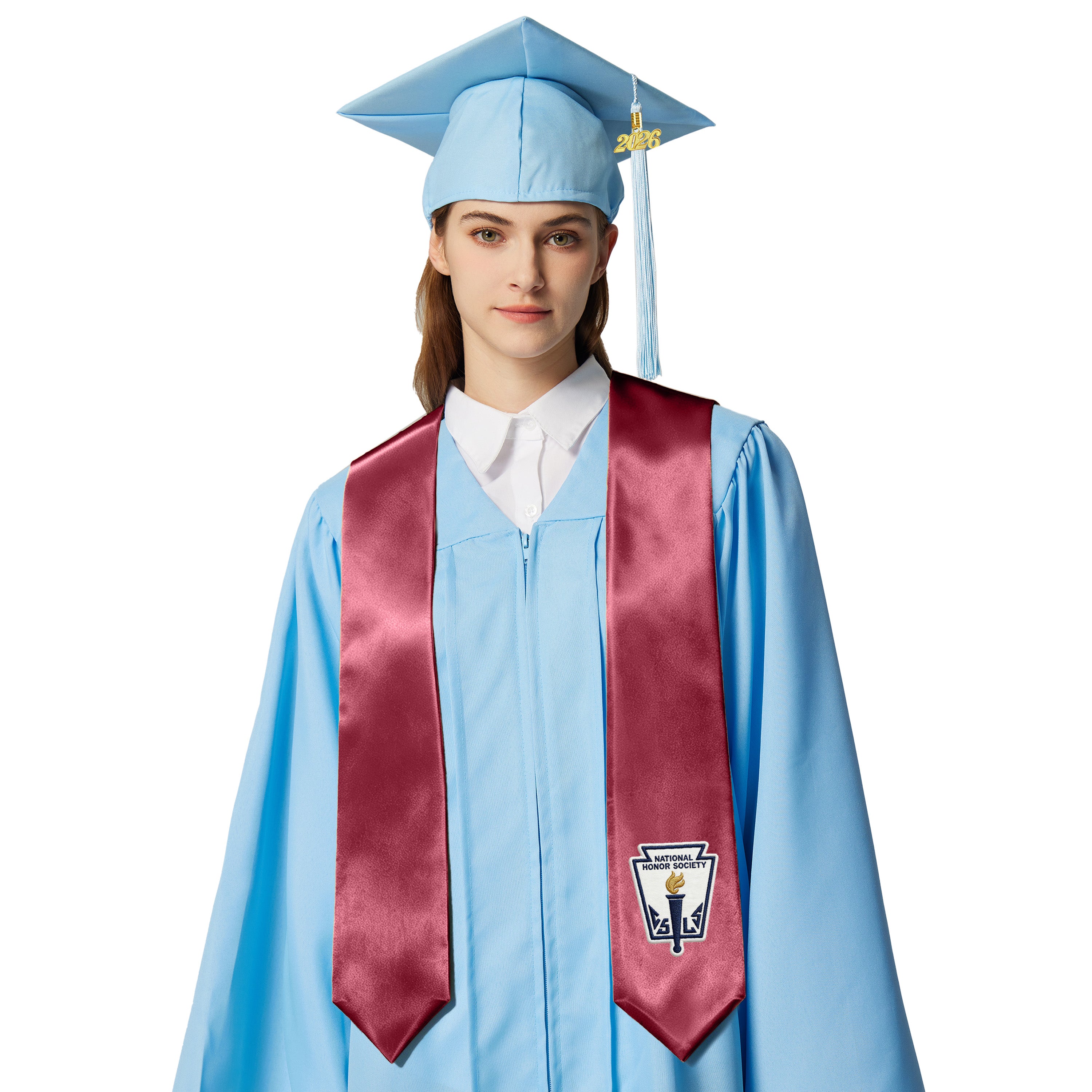 MyGradDay National Honor Society Stole 60" Graduation Sash with Embroidery | nhs stole for graduation
