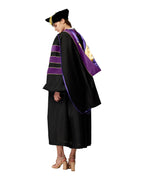 Deluxe Doctoral Graduation Hood with Gold Piping
