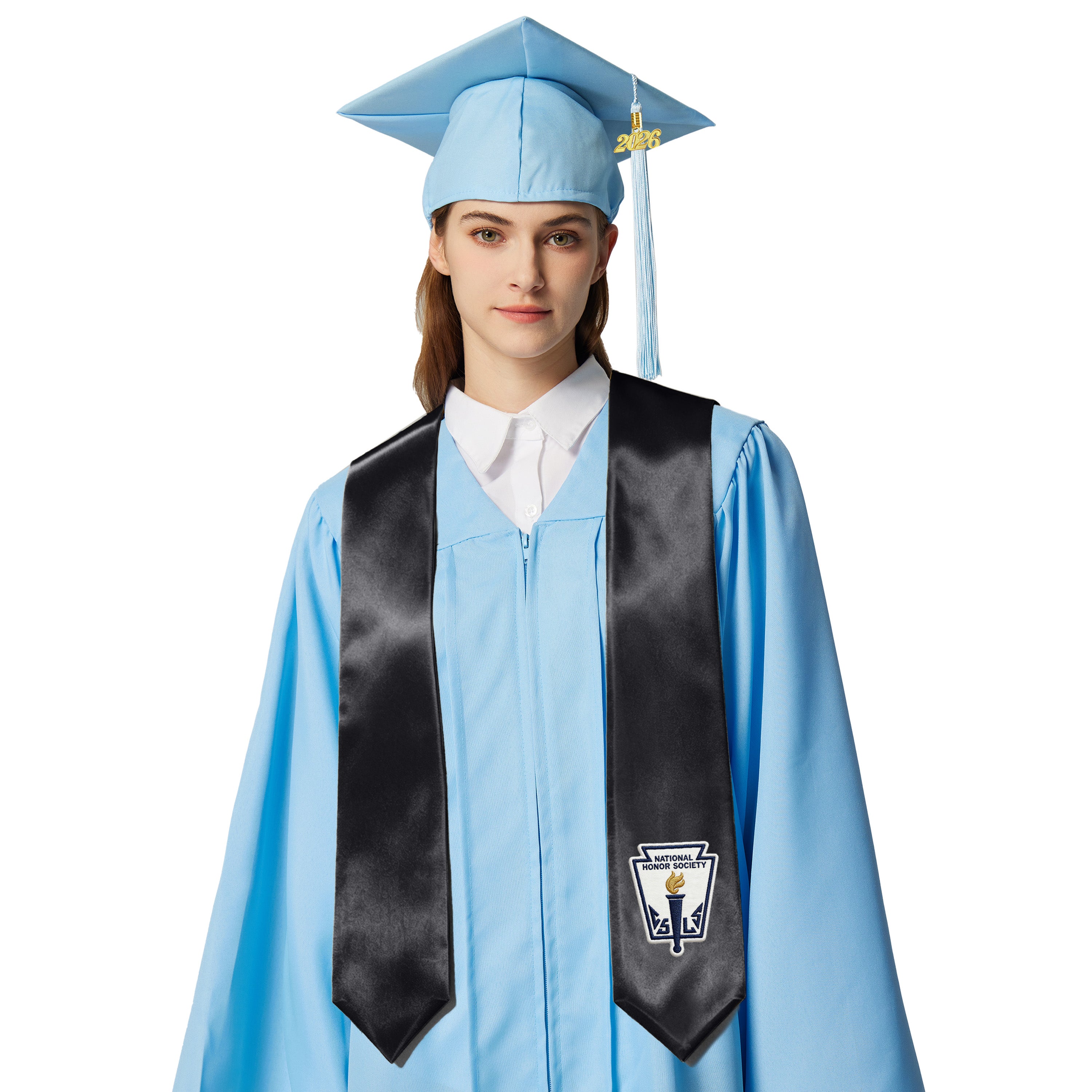 MyGradDay National Honor Society Stole 60" Graduation Sash with Embroidery | nhs stole for graduation