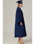 MyGradDay Unisex  Matte Graduation Cap & Gown with Tassel 2025 Year Charm Rich Color（FREE SHIPPING）