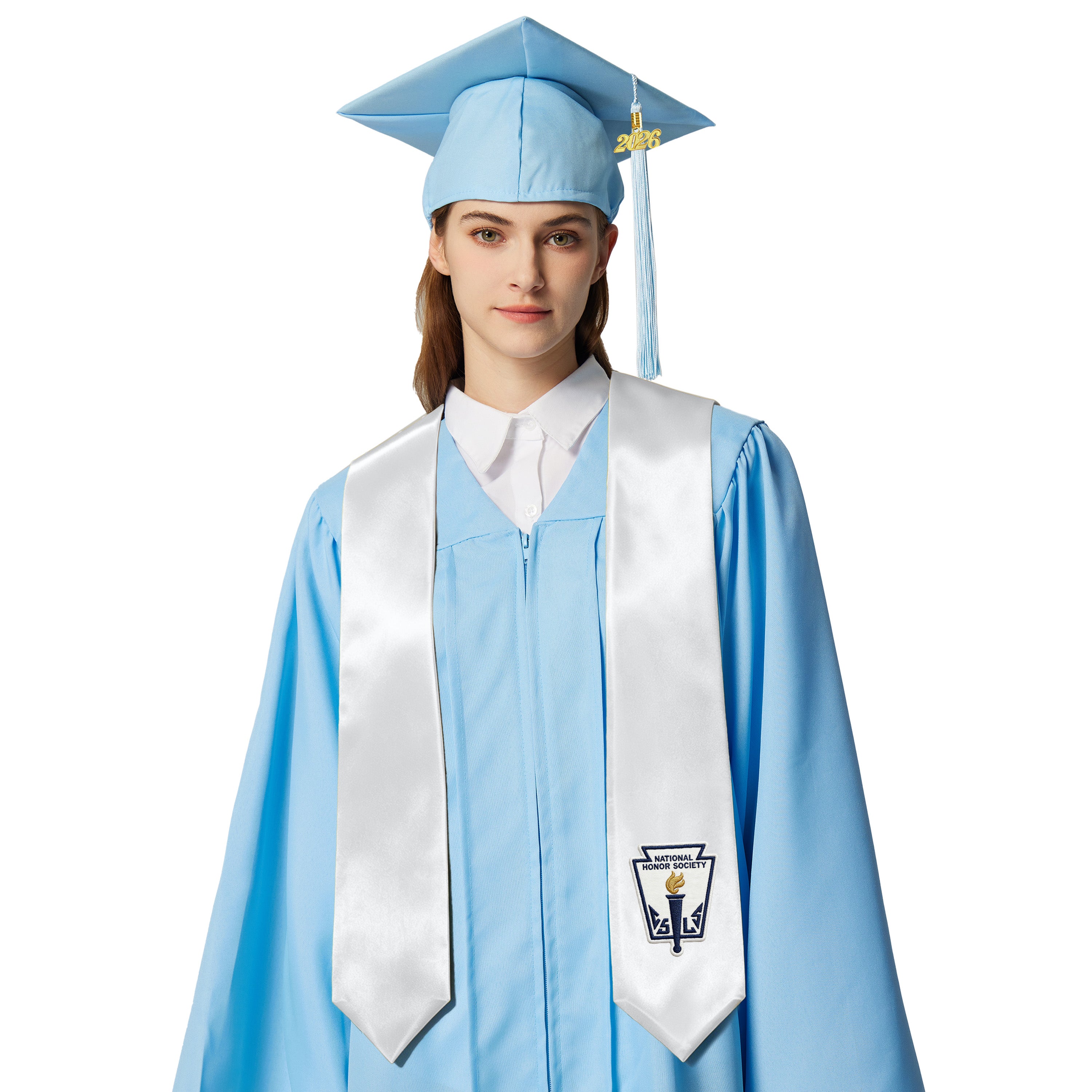 MyGradDay National Honor Society Stole 60" Graduation Sash with Embroidery | nhs stole for graduation