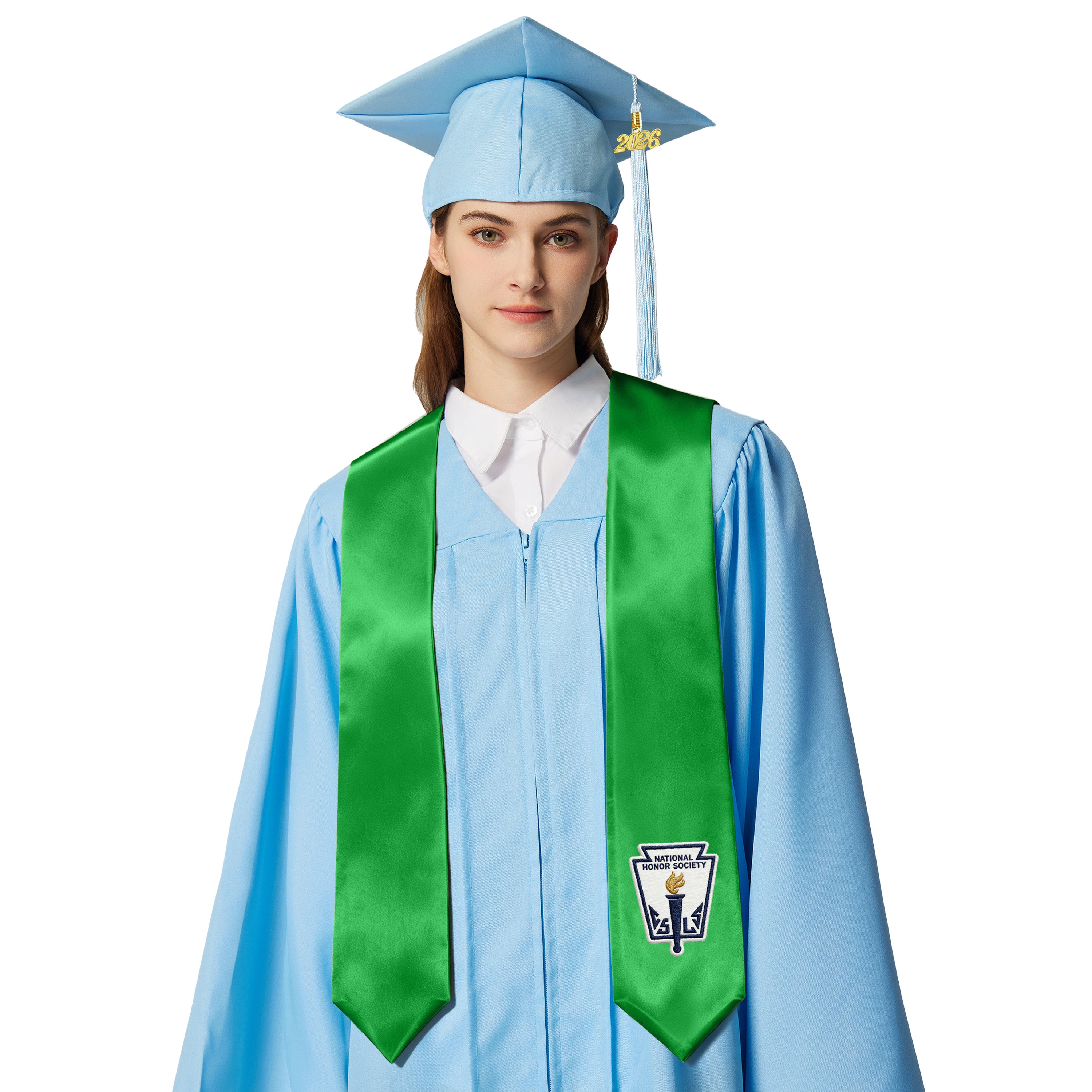 MyGradDay National Honor Society Stole 60" Graduation Sash with Embroidery | nhs stole for graduation