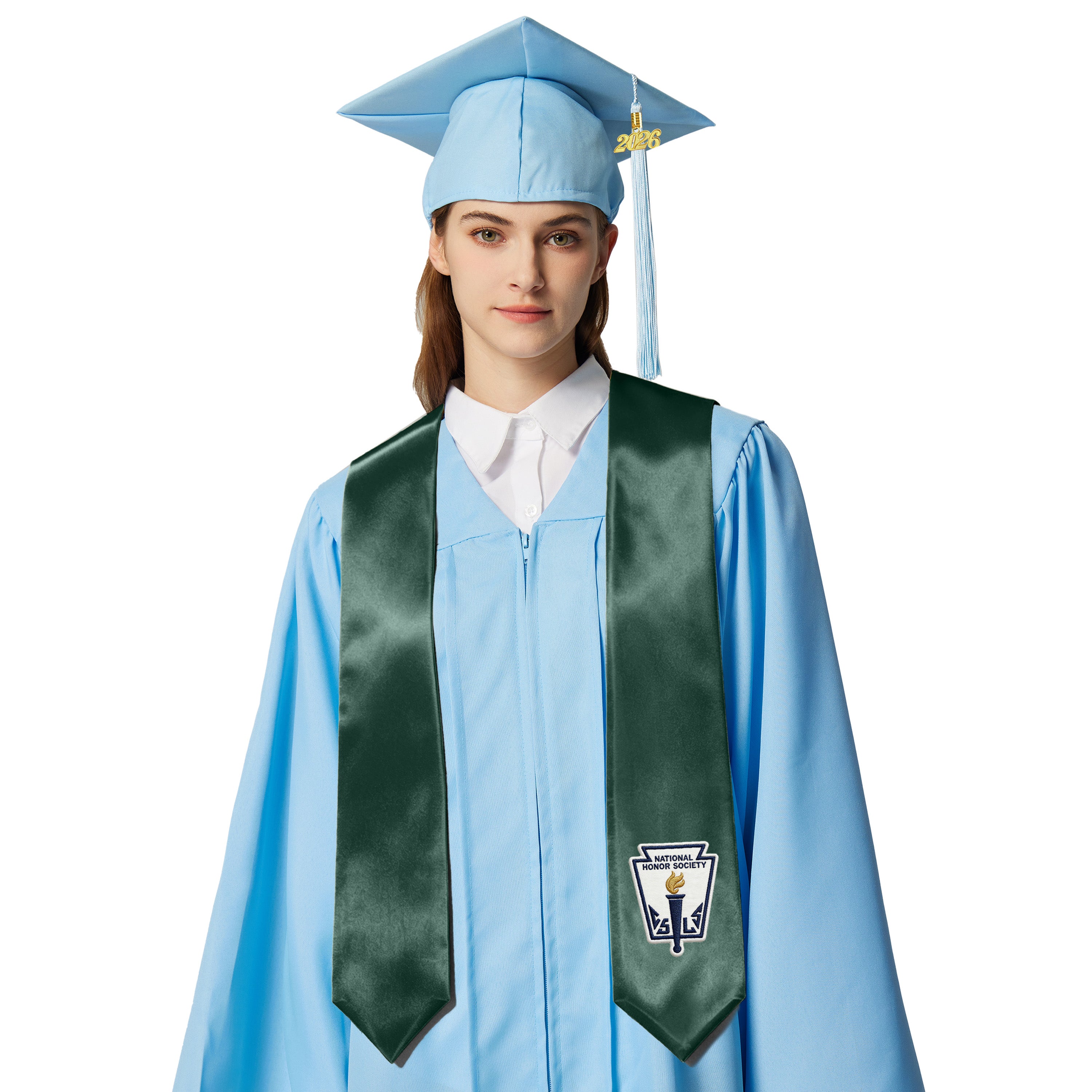 MyGradDay National Honor Society Stole 60" Graduation Sash with Embroidery | nhs stole for graduation